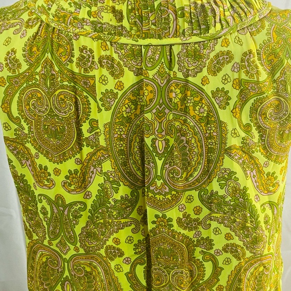 Banana Republic Neon MOD Paisley Retro Dress - Picture 6 of 6